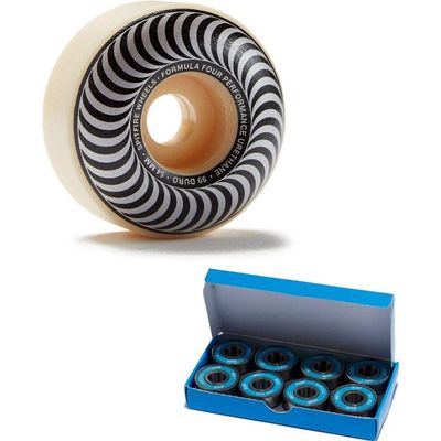 Spitfire F4 99D Classics Skateboard Wheels - 54mm with CCS ABEC 7 Bearings