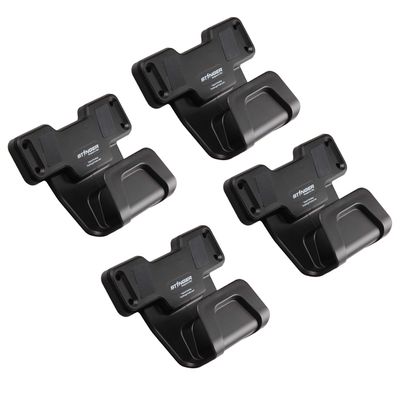 Stinger Gun Magnet, Safety Trigger Guard Protection, Magnetic Gun Mount for Vehicle, Wall Mount Gun Rack, Concealed Gun Holder for Handgun Shotgun Pistol Revolver, Gun Storage for Car (Black 4 Pack)