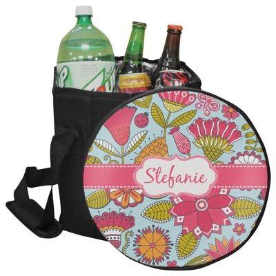 YouCustomizeIt Personalized Wild Flowers Collapsible Cooler & Seat