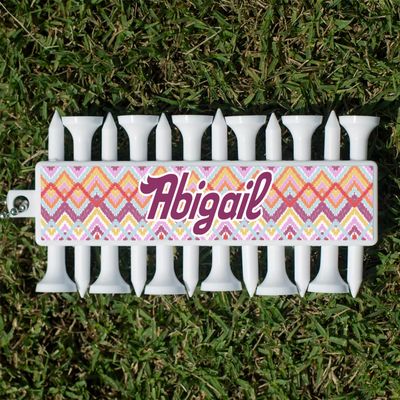 YouCustomizeIt Personalized Ikat Chevron Golf Tees & Ball Markers Set