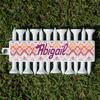 YouCustomizeIt Personalized Ikat Chevron Golf Tees & Ball Markers Set view 1