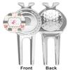 YouCustomizeIt Personalized Elephants in Love Golf Divot Tool & Ball Marker view 2