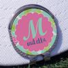 YouCustomizeIt Personalized Preppy Hibiscus Golf Ball Marker - Hat Clip - Silver view 3