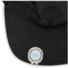 YouCustomizeIt Personalized Kissing Birds Golf Ball Marker - Hat Clip - Silver view 2
