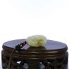1.5" China Certified Nature Hetian Nephrite Jade Blessing Bat and Persimmon Hollow Carved Necklace Pendant 3397 view 4