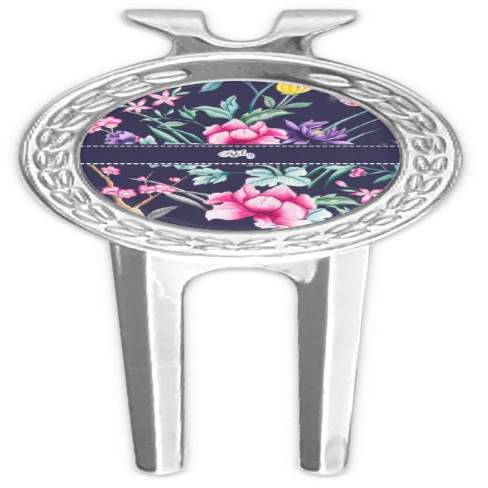 YouCustomizeIt Personalized Chinoiserie Golf Divot Tool & Ball Marker