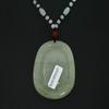 2" China Certified Grade A Nature Hisui Jadeite Jade Wealth Dragon Necklace Pendants view 4