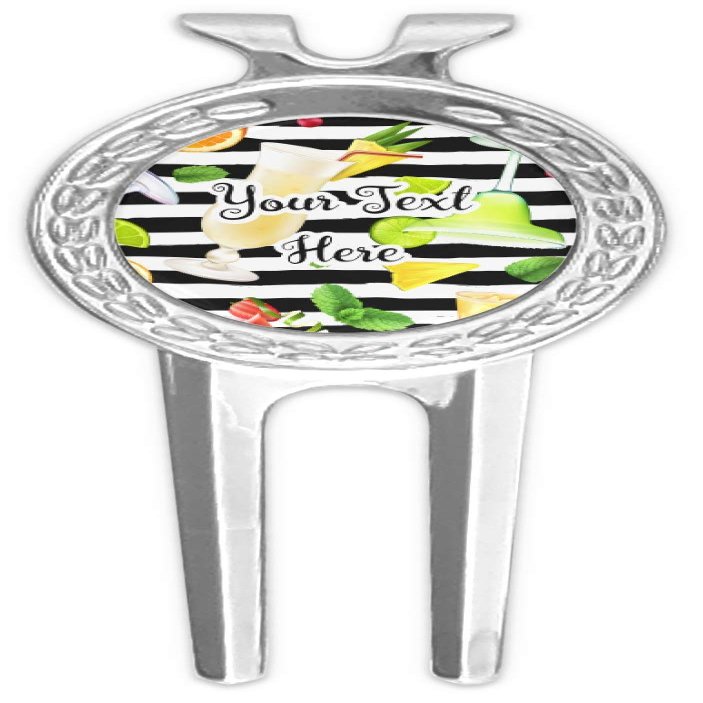 YouCustomizeIt Personalized Cocktails Golf Divot Tool & Ball Marker