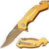 Personalized Laser Engraved Pocket Knife, Fathers Day, Groomsmen Gift, Graduation Gifts, Gifts for Men Free Engraving (MT-A1136GY) view 1