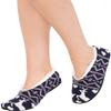 Charter Club Womens Printed Slipper Socks Black, Dark Gray, Size Small/Medium view 1