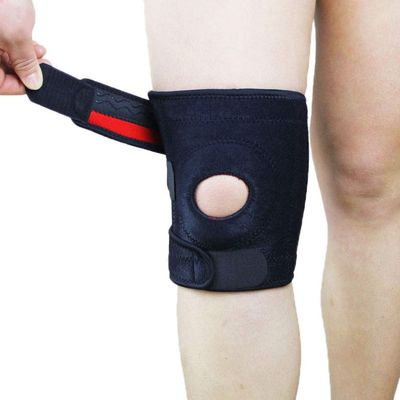 Kmgjc Adjustable Collision Avoidance Knee Sleeve, Knee Pain Relief Meniscus Tear, Faster Injury Recovery (one Pair) (Color : Black, Size : Universal)