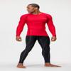 DEVOPS 3 Pack Men's UPF 50+ Long Sleeve Compression Shirts Quick Dry, Cool Gear for Garage Garden Gym Yard and Workouts (Large, Black/Red/Blue) view 3