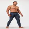 DEVOPS 2 Pack Men's Compression Pants Athletic Leggings (X-Large, Black/Charcoal) view 2
