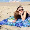 ECCOSOPHY Microfiber Beach Towel -Sand Free Towels are Quick Dry, Light Weight, Super Absorbent-Perfect Pool, Travel, Cruise, Camping Essentials - Oversized Extra Large for Adults (Mykonos) view 2