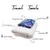 ECCOSOPHY Microfiber Beach Towel -Sand Free Towels are Quick Dry, Light Weight, Super Absorbent-Perfect Pool, Travel, Cruise, Camping Essentials - Oversized Extra Large for Adults (Mykonos) view 4