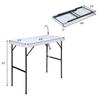 ReunionG Fish Cleaning Table, Folding Camping Cutting Table w/ Sink & Faucet, Portable Outdoor Fish Cleaning Station for Garden, Picnic and RV view 3