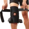 momowu 1PCS Hiking Cycling Knee Support Protector with Removeble Aluminum Plate 4 Straps for Mountaineering Knee Joint Restore view 2