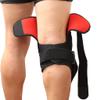 momowu 1PCS Hiking Cycling Knee Support Protector with Removeble Aluminum Plate 4 Straps for Mountaineering Knee Joint Restore view 4