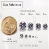 1000pcs 1.25mm White AAAAA Round Machine Cut Tiny Cubic Zirconia Loose CZ Stone Synthetic Gemstone view 4