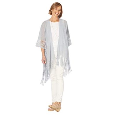 Enesco Women's Urban Wrap Shawl, Blue, One Size Fits Most