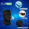 Achiou Ski Mask for Men Women, Balaclava Face Mask, Shiesty Mask UV Protector Lightweight for Motorcycle Snowboard Black view 2