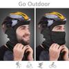 Achiou Ski Mask for Men Women, Balaclava Face Mask, Shiesty Mask UV Protector Lightweight for Motorcycle Snowboard Black view 4