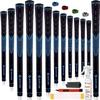 SAPLIZE Golf Grips Set of 13, Bundle with Tape or Full Regripping Kit, Jumbo / Mid / Standard / Undersize, Women / Men Anti-slip Rubber Golf Club Grips, CC01 Series view 1