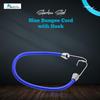 MARINE CITY Blue Bungee Cord with Stainless Steel Hook  15 Inches, Durable, Weatherproof for Marines, Boats, Camping, Ships, Tie Downs Bungee Cord (Pack of 4) view 2