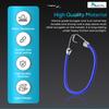 MARINE CITY Blue Bungee Cord with Stainless Steel Hook  15 Inches, Durable, Weatherproof for Marines, Boats, Camping, Ships, Tie Downs Bungee Cord (Pack of 4) view 3