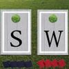 VictoryStore Custom Wedding Bag Toss Game  Custom Wedding Cornhole - Gray Monogram view 3