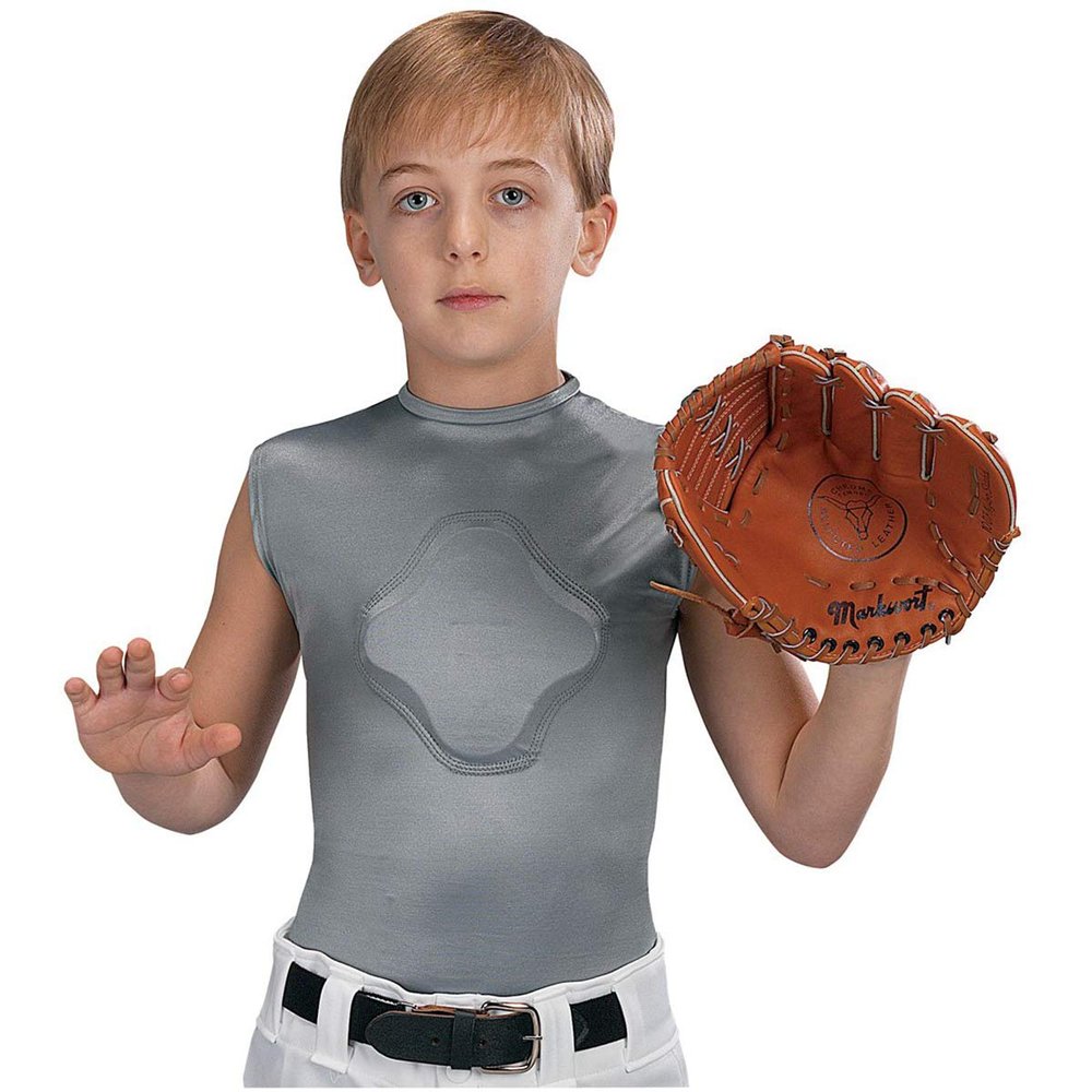 Heart-Gard Markwort Youth Protective Compression Body Shirt - XXS - Gray