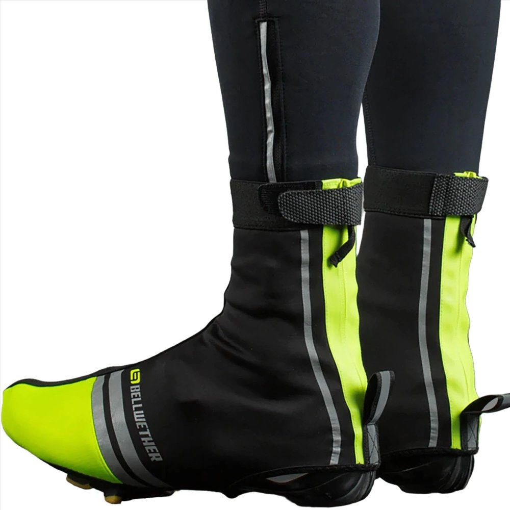 Bellwether Coldfront Bootie Cycling Shoe Cover - 985585 (Hi-Vis - M)