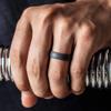 ThunderFit Silicone Wedding Rings Unisex, Rubber Engagement Bands 6.3mm Wide 1.65mm Thick - 1/2/3/4/5/6/7 Variety Multipack view 3