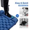 Night Cat Inflatable Sleeping Pads Mat Bed with Pillow Foot Pump for Camping Backpacking Hiking Ultra-Light Compact Comfortable Extendable 77"x25.5" view 2