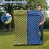 Night Cat Inflatable Sleeping Pads Mat Bed with Pillow Foot Pump for Camping Backpacking Hiking Ultra-Light Compact Comfortable Extendable 77"x25.5" view 4