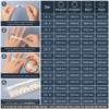 ThunderFit Silicone Wedding Rings Unisex, Rubber Engagement Bands 6.3mm Wide 1.65mm Thick - 1/2/3/4/5/6/7 Variety Multipack view 4