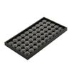 888 Display USA - 50 Black Foam Gem Jars Showcase with Black Stackable Display Tray view 1