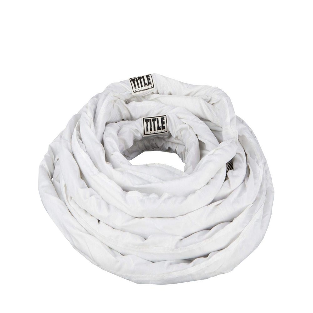 Title Boxing Rope & Cover, White, 24' x 24'