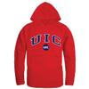 UIC University of Illinois at Chicago NCAA Campus Pullover Hoodie - Large, Red view 1