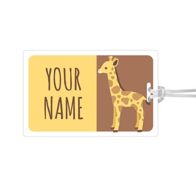 Personalized Bag Tag - Durable ID Tag for Backpacks, Suitcases & Sports Bags - [Design Theme] Collection