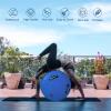AKSPORT Air Roller Gymnastics Air Barrel for Backbends and Back Handsprings Exercise Training with Electric Air Pump for Home Use/Yoga/Cheerleading/Tumbling/Back Walkovers view 3