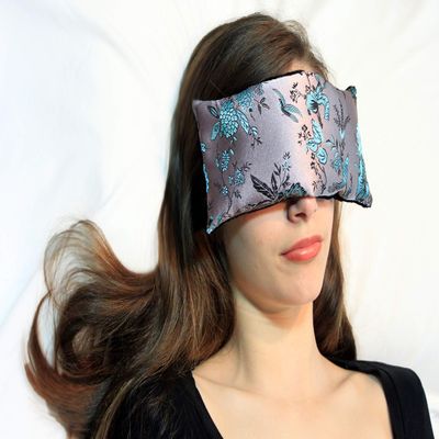 Candi Andi Handmade Luxe Serenity Eye Pillow - All-Natural Flaxseed - Unscented  Weighted Eye Mask for Yoga, Meditation, Hot & Cold Therapy - Birds in Paradise - TEP-BP