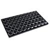 888 Display USA - 50 Black Foam Gem Jars Showcase White Stackable Display Tray view 2