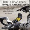 Topeak Ratchet Rocket Lite NTX+ Bike Repair Tool Kit  19 Function Compact Multitool with Adjustable Torque TorqBit (26 Nm), Allen & Torx Bits, Phillips Driver, Chain Tool, Magnetic Bit Holder & Case view 2