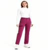 wantdo Women's Hiking Pants Waterproof Insulated Fleece Lined Winter Softshell Snow Ski Pants Outdoor Snowboard Pants Purple L view 2