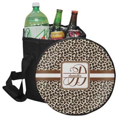 YouCustomizeIt Personalized Leopard Print Collapsible Cooler & Seat