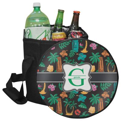 YouCustomizeIt Personalized Hawaiian Masks Collapsible Cooler & Seat