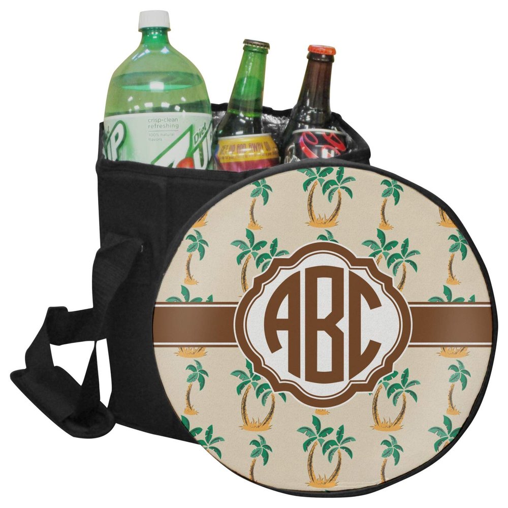YouCustomizeIt Personalized Palm Trees Collapsible Cooler & Seat