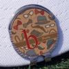 YouCustomizeIt Personalized Vintage Hipster Golf Ball Marker - Hat Clip - Silver view 3