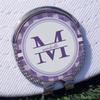YouCustomizeIt Personalized Gingham Print Golf Ball Marker - Hat Clip - Silver view 3